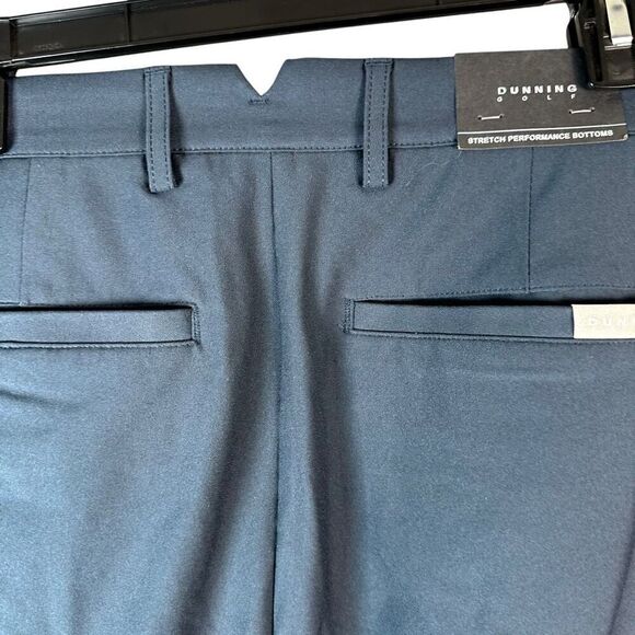 Dunning Golf Pants Mens 32x32 Navy Blue Performance Stretch Bottoms Halo NWT - Picture 7 of 10